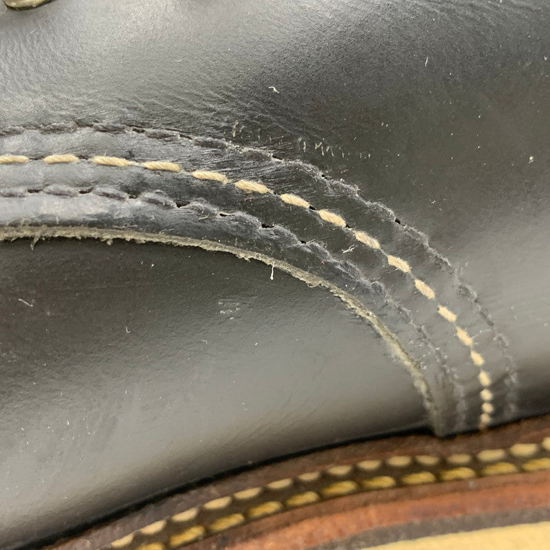 【現状渡し品】【メンズ/レディース】 8002 USA製 17年製 WORK OXFORD ROUND TOE ワーク オックスフォード ラウンド トゥ シューズ 靴 164-260328-cs-07-izu サイズ：26cm カラー：ブラック 万代Net店