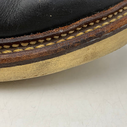 【現状渡し品】【メンズ/レディース】 8002 USA製 17年製 WORK OXFORD ROUND TOE ワーク オックスフォード ラウンド トゥ シューズ 靴 164-260328-cs-07-izu サイズ：26cm カラー：ブラック 万代Net店