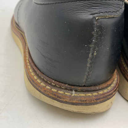 【現状渡し品】【メンズ/レディース】 8002 USA製 17年製 WORK OXFORD ROUND TOE ワーク オックスフォード ラウンド トゥ シューズ 靴 164-260328-cs-07-izu サイズ：26cm カラー：ブラック 万代Net店
