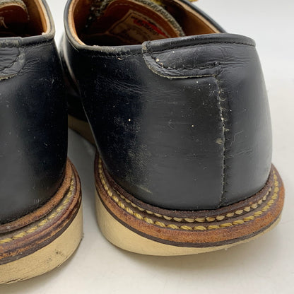 【現状渡し品】【メンズ/レディース】 8002 USA製 17年製 WORK OXFORD ROUND TOE ワーク オックスフォード ラウンド トゥ シューズ 靴 164-260328-cs-07-izu サイズ：26cm カラー：ブラック 万代Net店