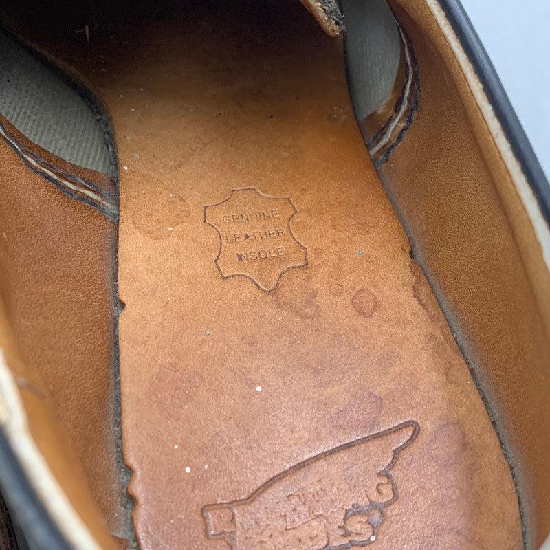 【現状渡し品】【メンズ/レディース】 8002 USA製 17年製 WORK OXFORD ROUND TOE ワーク オックスフォード ラウンド トゥ シューズ 靴 164-260328-cs-07-izu サイズ：26cm カラー：ブラック 万代Net店