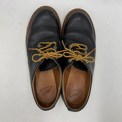 【現状渡し品】【メンズ/レディース】 8002 USA製 17年製 WORK OXFORD ROUND TOE ワーク オックスフォード ラウンド トゥ シューズ 靴 164-260328-cs-07-izu サイズ：26cm カラー：ブラック 万代Net店
