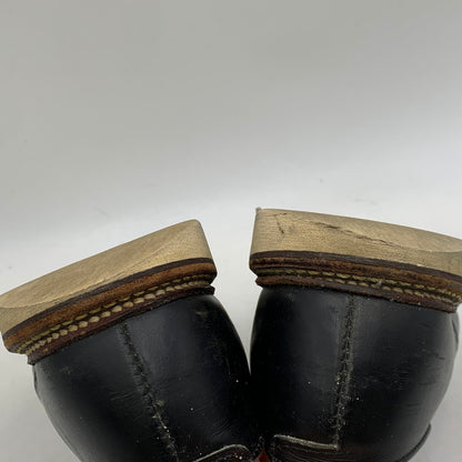 【現状渡し品】【メンズ/レディース】 8002 USA製 17年製 WORK OXFORD ROUND TOE ワーク オックスフォード ラウンド トゥ シューズ 靴 164-260328-cs-07-izu サイズ：26cm カラー：ブラック 万代Net店