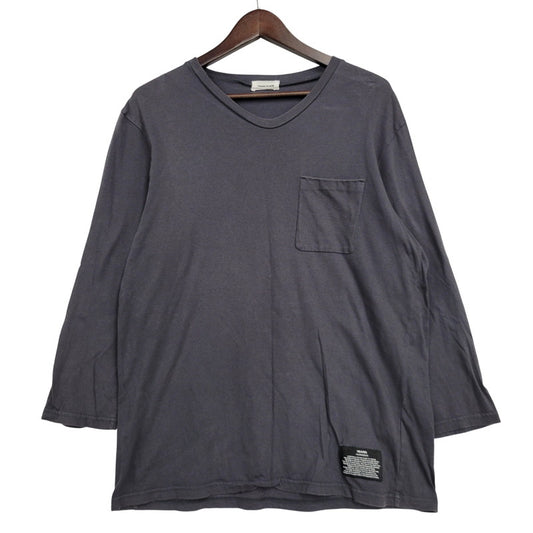 【中古品】【メンズ】 UNDERCOVERISM アンダーカバーイズム K4805 POCKET L S TEE ポケット ロングスリーブ Tシャツ トップス 長袖 140-260602-ya-15-izu サイズ：3 カラー：グレー 万代Net店