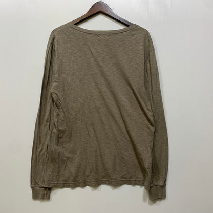 【中古品】【メンズ】 UNDERCOVERISM アンダーカバーイズム H4801-1 HENRYNECK POCKET LS TEE ヘンリーネック ポケット ロングスリーブ Tシャツ トップス 長袖 140-260728-cs-12-izu サイズ：2 カラー：ベージュ 万代Net店