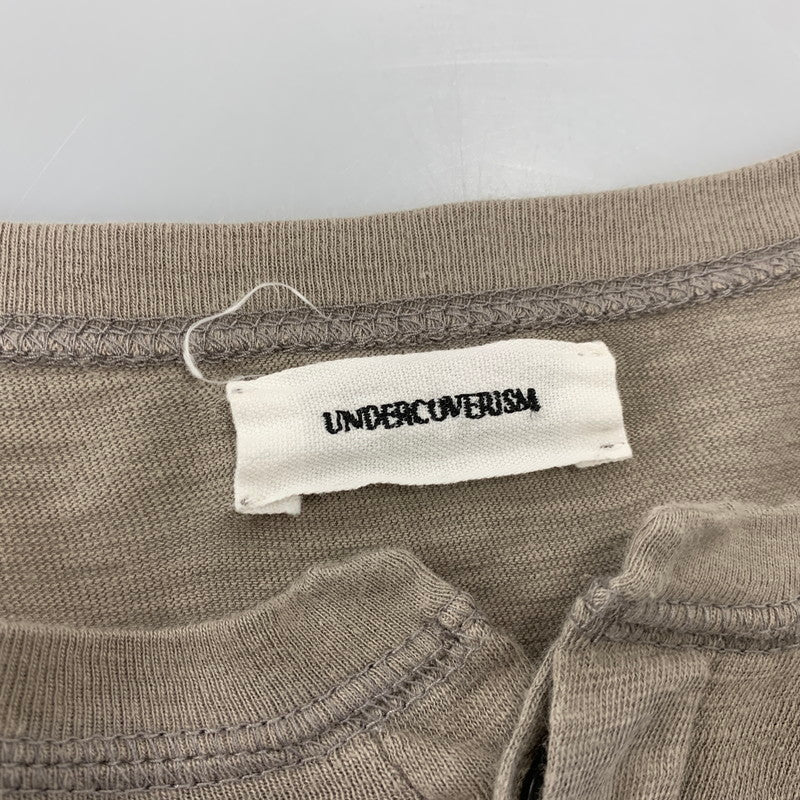 【中古品】【メンズ】 UNDERCOVERISM アンダーカバーイズム H4801-1 HENRYNECK POCKET LS TEE ヘンリーネック ポケット ロングスリーブ Tシャツ トップス 長袖 140-260728-cs-12-izu サイズ：2 カラー：ベージュ 万代Net店