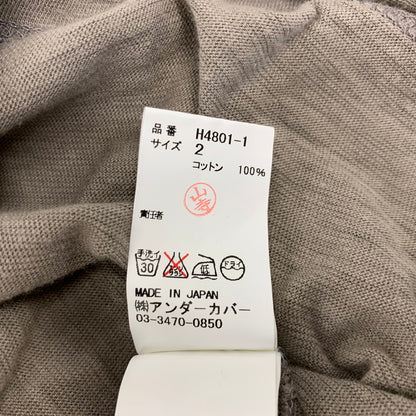 【中古品】【メンズ】 UNDERCOVERISM アンダーカバーイズム H4801-1 HENRYNECK POCKET LS TEE ヘンリーネック ポケット ロングスリーブ Tシャツ トップス 長袖 140-260728-cs-12-izu サイズ：2 カラー：ベージュ 万代Net店