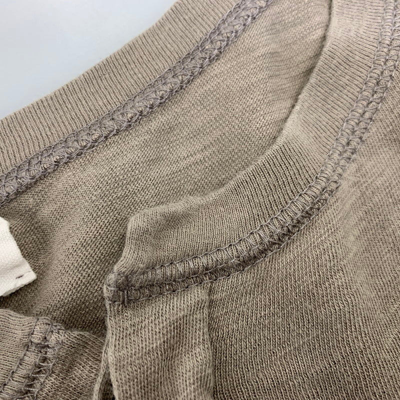 【中古品】【メンズ】 UNDERCOVERISM アンダーカバーイズム H4801-1 HENRYNECK POCKET LS TEE ヘンリーネック ポケット ロングスリーブ Tシャツ トップス 長袖 140-260728-cs-12-izu サイズ：2 カラー：ベージュ 万代Net店