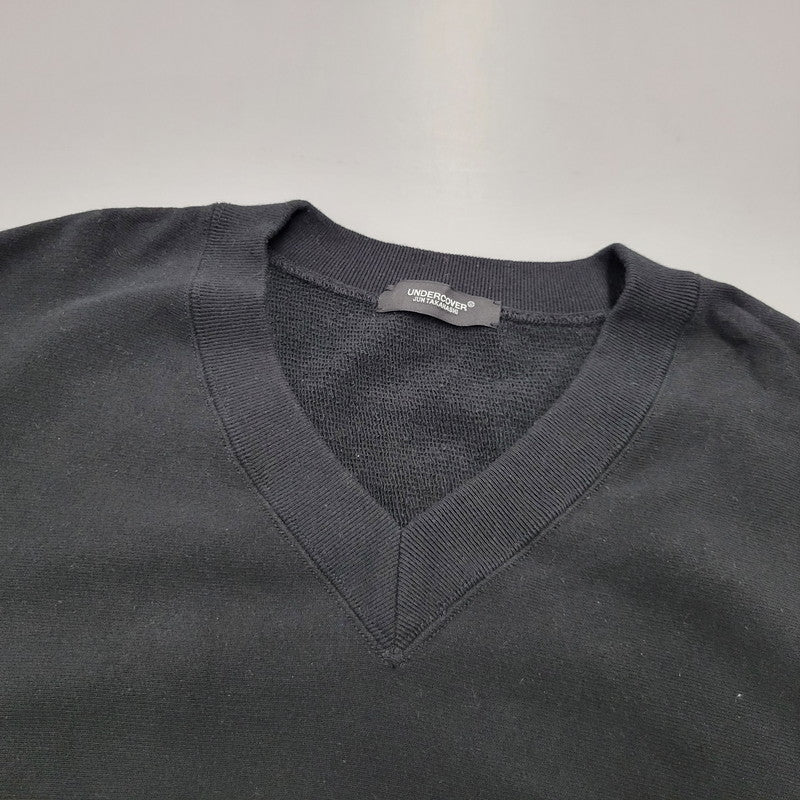 【中古品】【メンズ】 UC1B4810 ONCE IN A LIFETIME V NECK SWEAT SHIRT ワンスインアライフタイム Vネック スウェットシャツ トップス 140-260329-kh-05-izu サイズ：2 カラー：ブラック 万代Net店