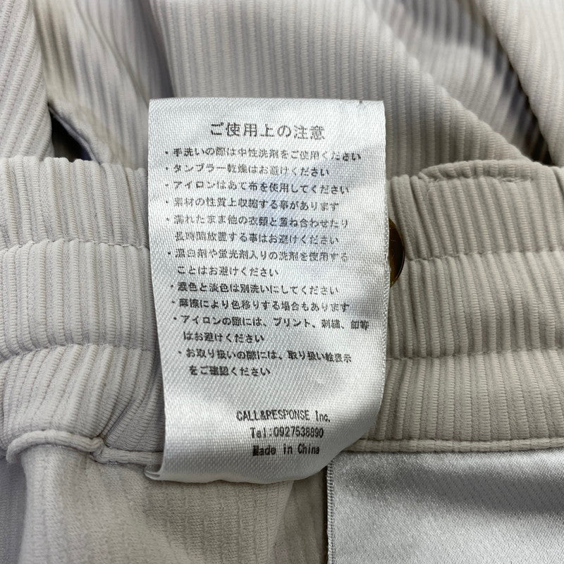 【中古品】【メンズ】 CALL&RESPONSE コールアンドレスポンス 233-1551-01 233-1101-04 CORDUROY PANTS&TAILORED JACKET SET-UP コーデュロイ パンツ＆テーラード ジャケット セットアップ 147-260720-ya-01-izu カラー：ベージュ 万代Net店