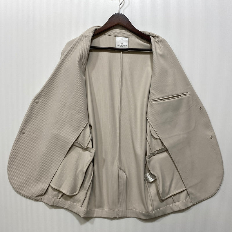 【中古品】【メンズ】 CALL&RESPONSE コールアンドレスポンス 233-1551-01 233-1101-04 CORDUROY PANTS&TAILORED JACKET SET-UP コーデュロイ パンツ＆テーラード ジャケット セットアップ 147-260720-ya-01-izu カラー：ベージュ 万代Net店