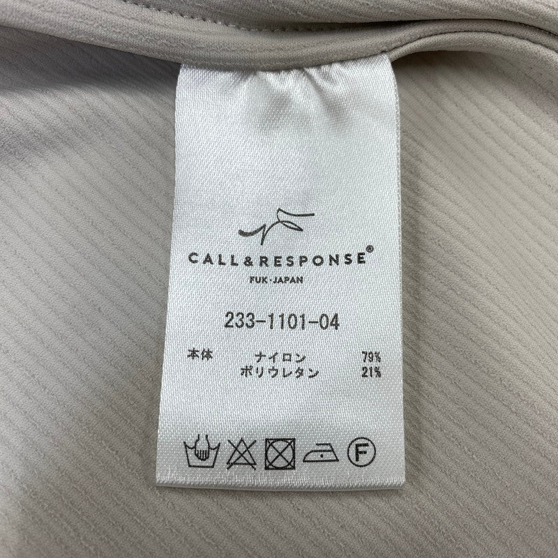 【中古品】【メンズ】 CALL&RESPONSE コールアンドレスポンス 233-1551-01 233-1101-04 CORDUROY PANTS&TAILORED JACKET SET-UP コーデュロイ パンツ＆テーラード ジャケット セットアップ 147-260720-ya-01-izu カラー：ベージュ 万代Net店