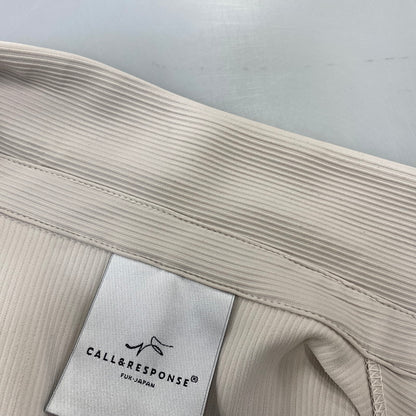 【中古品】【メンズ】 CALL&RESPONSE コールアンドレスポンス 233-1551-01 233-1101-04 CORDUROY PANTS&TAILORED JACKET SET-UP コーデュロイ パンツ＆テーラード ジャケット セットアップ 147-260720-ya-01-izu カラー：ベージュ 万代Net店