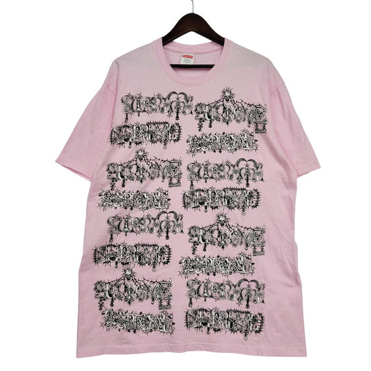 【中古品】【メンズ】 WOMBAT TEE ウォンバット Tシャツ 半袖 トップス 149-260329-as-02-izu サイズ：L カラー：ピンク 万代Net店