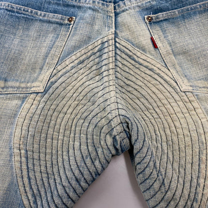 【中古品】【メンズ】 LAF DENIM PANTS デニム パンツ ボトムス 157-260402-kh-04-izu サイズ：34 カラー：ライトインディゴ 万代Net店