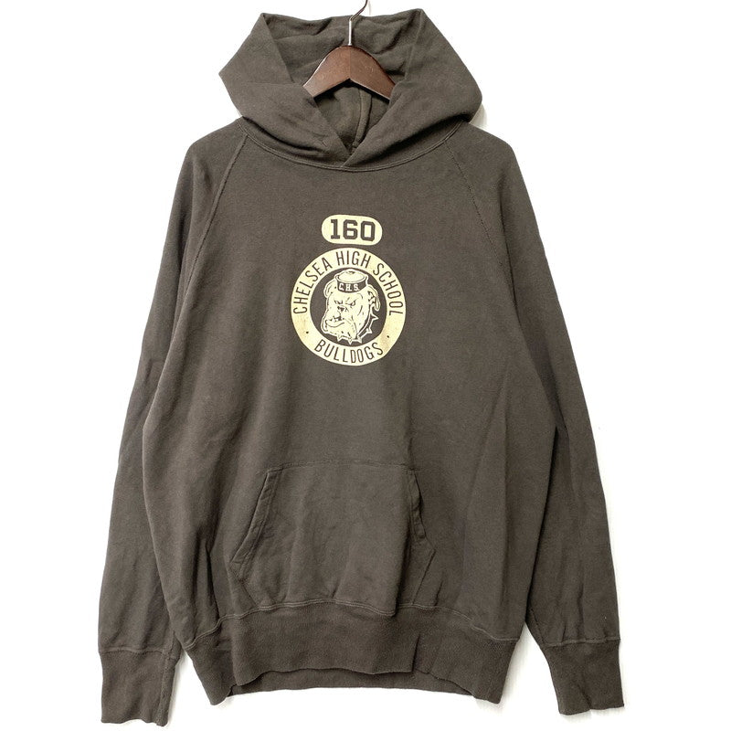 【中古品】【メンズ】 2ND-HAND LOT462 CHELSEA HOODED SWEATSHIRT チェルシー フーデッド スウェットシャツ パーカー トップス 145-260402-kh-07-izu サイズ：L 40-42 カラー：ブラウン 万代Net店