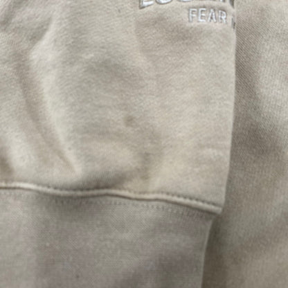 【中古品】【メンズ】 FOG ESSENTIALS エフオージーエッセンシャルズ BACK LOGO HOODED SWEATSHIRT バック ロゴ フーデッド スウェットシャツ パーカー トップス 142-260402-kh-09-izu サイズ：L カラー：ベージュ 万代Net店