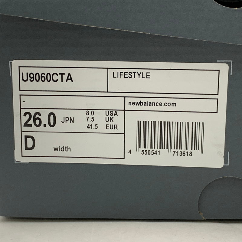 【中古品】【メンズ/レディース】 U9060CTA 9060 スニーカー シューズ 靴 162-260328-cs-03-izu サイズ：26cm カラー：ARID STONE BLACK CEMENT 万代Net店