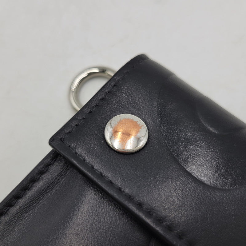 【中古品】【メンズ/レディース】 LEATHER CHAIN WALLET レザーチェーンウォレット 財布 200-260329-as-05-izu カラー：ブラック 万代Net店