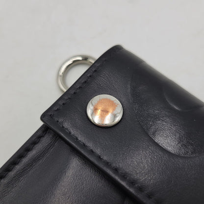 【中古品】【メンズ/レディース】 LEATHER CHAIN WALLET レザーチェーンウォレット 財布 200-260329-as-05-izu カラー：ブラック 万代Net店
