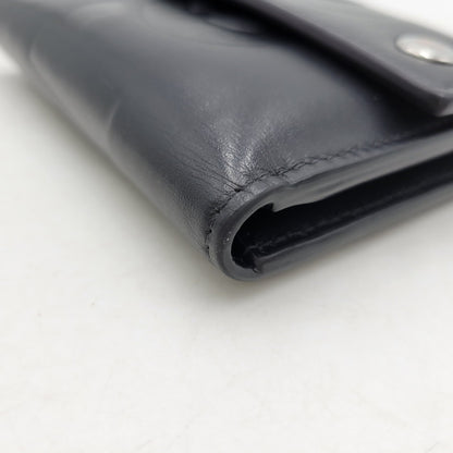 【中古品】【メンズ/レディース】 LEATHER CHAIN WALLET レザーチェーンウォレット 財布 200-260329-as-05-izu カラー：ブラック 万代Net店