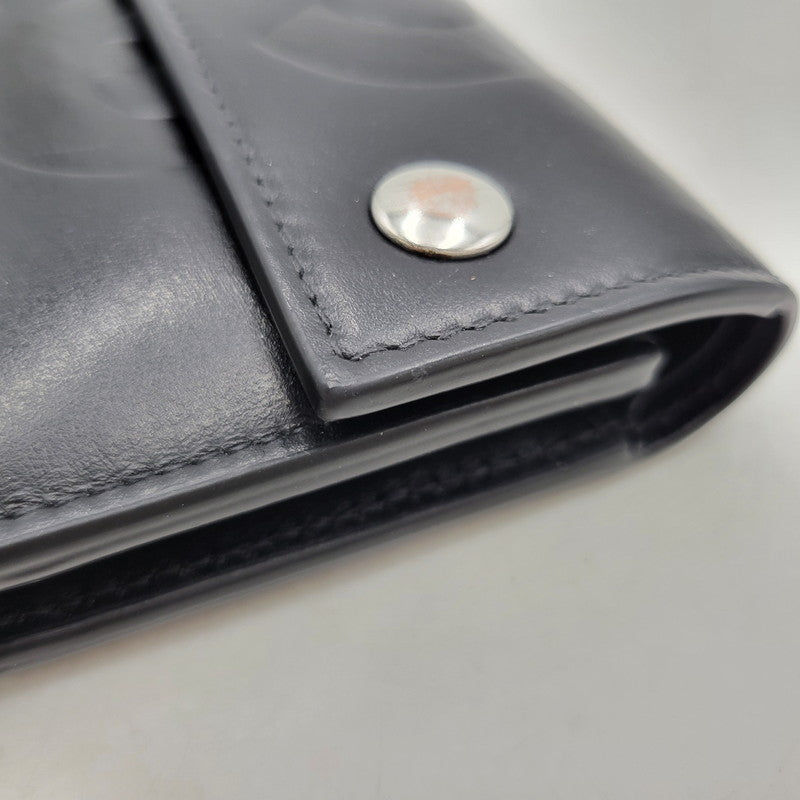 【中古品】【メンズ/レディース】 LEATHER CHAIN WALLET レザーチェーンウォレット 財布 200-260329-as-05-izu カラー：ブラック 万代Net店
