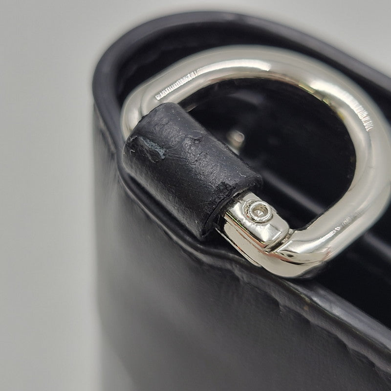 【中古品】【メンズ/レディース】 LEATHER CHAIN WALLET レザーチェーンウォレット 財布 200-260329-as-05-izu カラー：ブラック 万代Net店