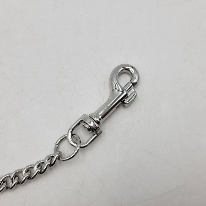 【中古品】【メンズ/レディース】 LEATHER CHAIN WALLET レザーチェーンウォレット 財布 200-260329-as-05-izu カラー：ブラック 万代Net店