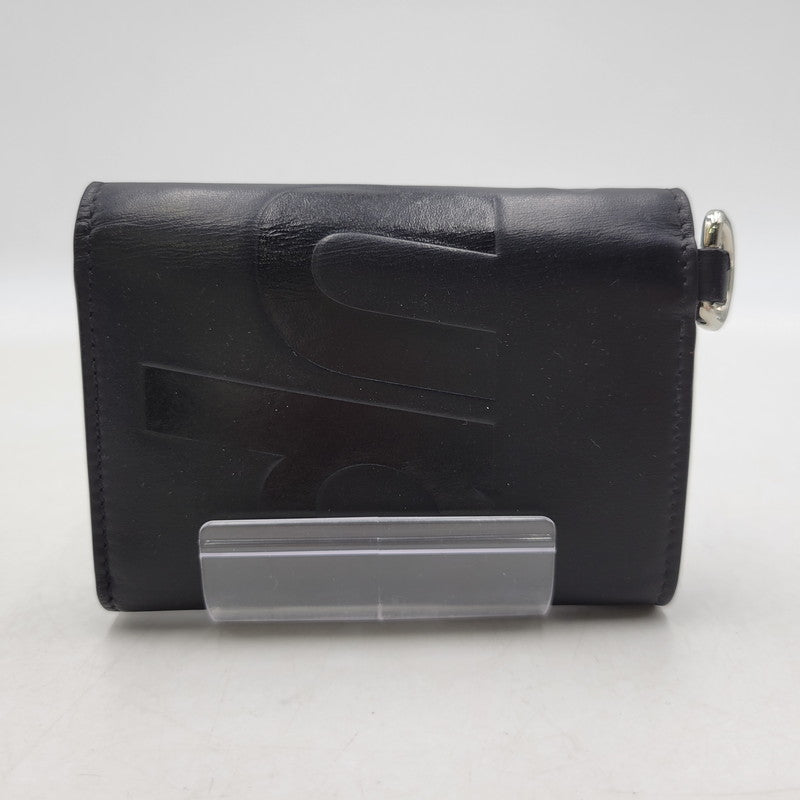 【中古品】【メンズ/レディース】 LEATHER CHAIN WALLET レザーチェーンウォレット 財布 200-260329-as-05-izu カラー：ブラック 万代Net店
