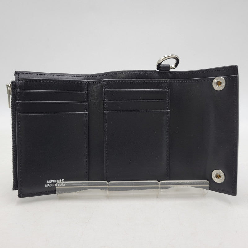 【中古品】【メンズ/レディース】 LEATHER CHAIN WALLET レザーチェーンウォレット 財布 200-260329-as-05-izu カラー：ブラック 万代Net店