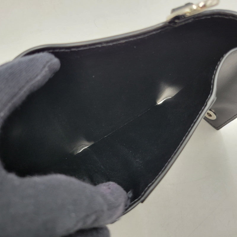 【中古品】【メンズ/レディース】 LEATHER CHAIN WALLET レザーチェーンウォレット 財布 200-260329-as-05-izu カラー：ブラック 万代Net店