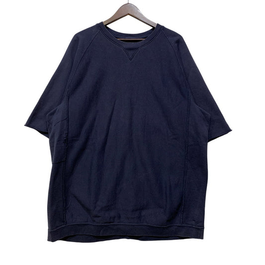 【中古品】【メンズ】 TAKAHIRO MIYASHITA The SoloIst. タカヒロミヤシタザソロイスト S/S SWEAT SHIRT 0012AAW18 ショートスリーブ スウェットシャツ 前V 半袖 140-260712-as-03-izu サイズ：46 カラー：ネイビー 万代Net店