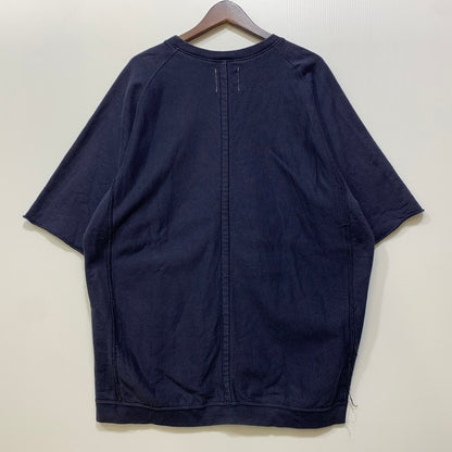 【中古品】【メンズ】 TAKAHIRO MIYASHITA The SoloIst. タカヒロミヤシタザソロイスト S/S SWEAT SHIRT 0012AAW18 ショートスリーブ スウェットシャツ 前V 半袖 140-260712-as-03-izu サイズ：46 カラー：ネイビー 万代Net店