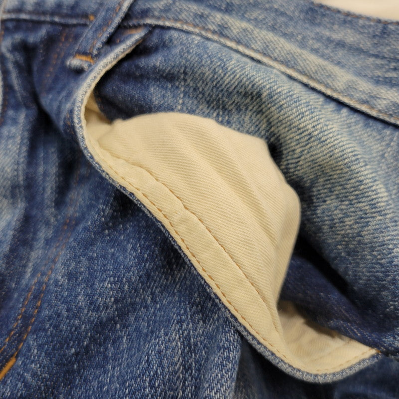 【中古品】【メンズ】 JUT4503 切替 USED DENIM PANTS ユーズド デニムパンツ ボトムス 151-260329-kh-08-izu サイズ：1 カラー：インディゴ 万代Net店