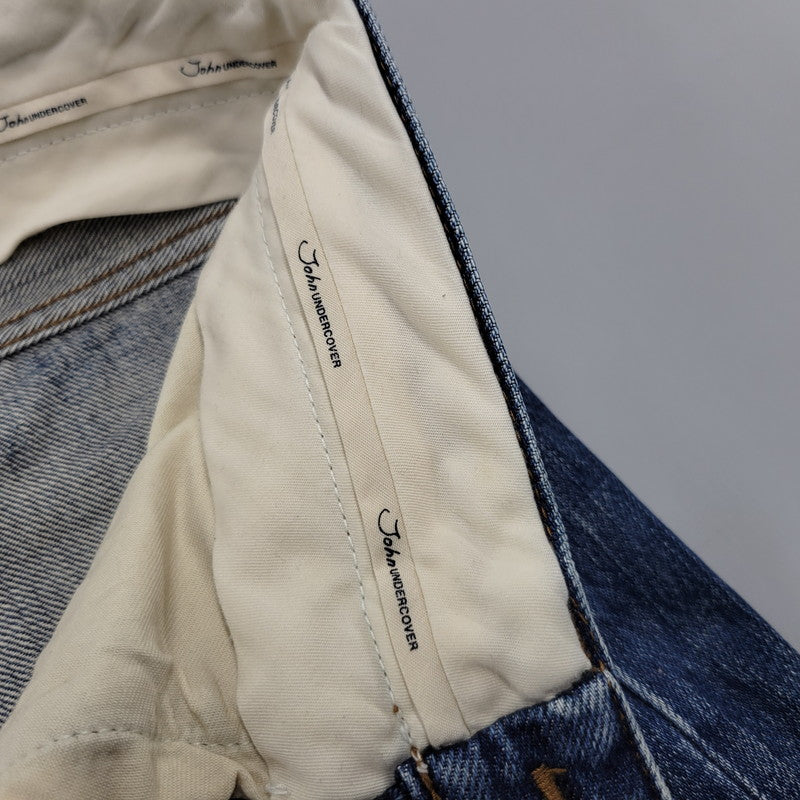 【中古品】【メンズ】 JUT4503 切替 USED DENIM PANTS ユーズド デニムパンツ ボトムス 151-260329-kh-08-izu サイズ：1 カラー：インディゴ 万代Net店