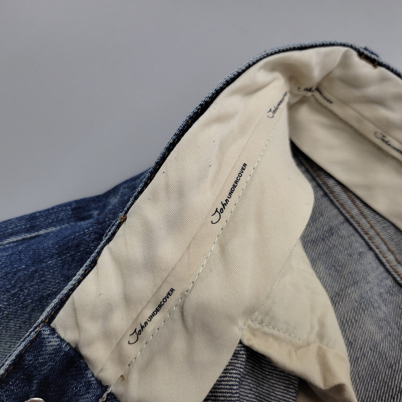 【中古品】【メンズ】 JUT4503 切替 USED DENIM PANTS ユーズド デニムパンツ ボトムス 151-260329-kh-08-izu サイズ：1 カラー：インディゴ 万代Net店