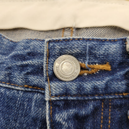 【中古品】【メンズ】 JUT4503 切替 USED DENIM PANTS ユーズド デニムパンツ ボトムス 151-260329-kh-08-izu サイズ：1 カラー：インディゴ 万代Net店