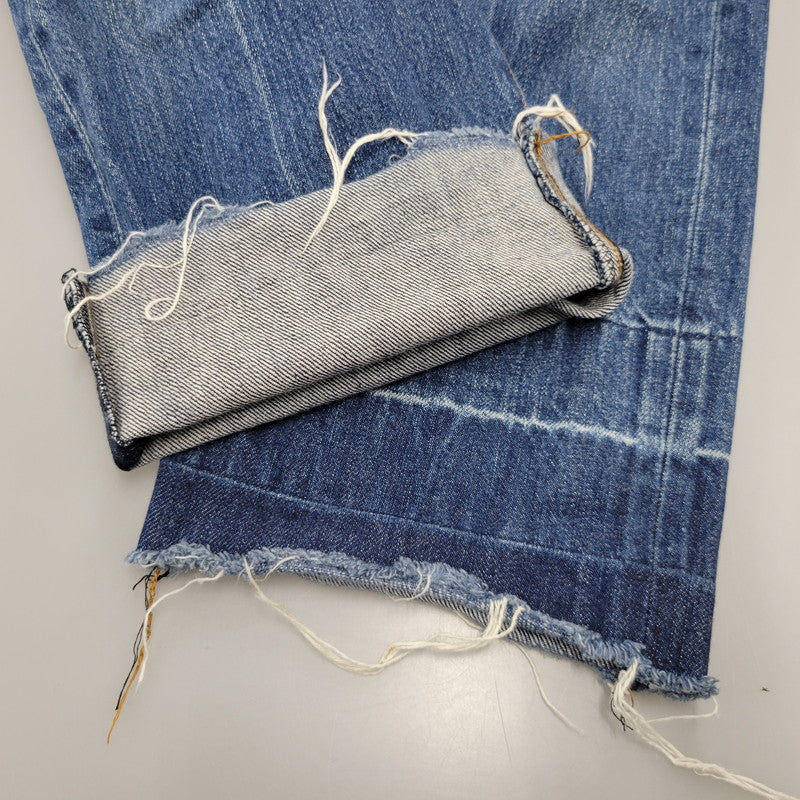 【中古品】【メンズ】 JUT4503 切替 USED DENIM PANTS ユーズド デニムパンツ ボトムス 151-260329-kh-08-izu サイズ：1 カラー：インディゴ 万代Net店