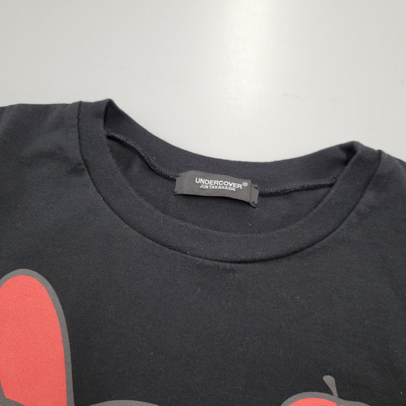 【中古美品】【メンズ】 × SANRIO CHARACTERS サンリオキャラクターズ UC2E8810 MY MELODY PRINT SS TEE マイメロディ プリント ショートスリーブ Tシャツ 半袖 トップス 140-260329-kh-02-izu サイズ：3 カラー：ブラック 万代Net店
