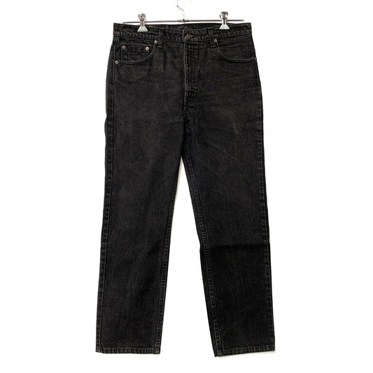 【中古品】【メンズ】 LEVI'S リーバイス 505-0260 刻印513 REGULAR FIT 505 DENIM PANTS レギュラー フィット デニムパンツ ボトムス 157-260329-kh-14-izu サイズ：36×30 カラー：ブラック 万代Net店