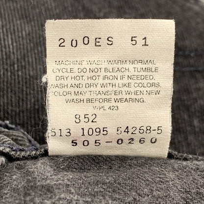 【中古品】【メンズ】 LEVI'S リーバイス 505-0260 刻印513 REGULAR FIT 505 DENIM PANTS レギュラー フィット デニムパンツ ボトムス 157-260329-kh-14-izu サイズ：36×30 カラー：ブラック 万代Net店