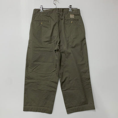 【中古品】【メンズ】 POLO CHINO 2TUCK CHINO PANTS ポロ チノ 2タック チノパンツ ボトムス 157-260329-kh-15-izu サイズ：34×34 カラー：カーキ 万代Net店