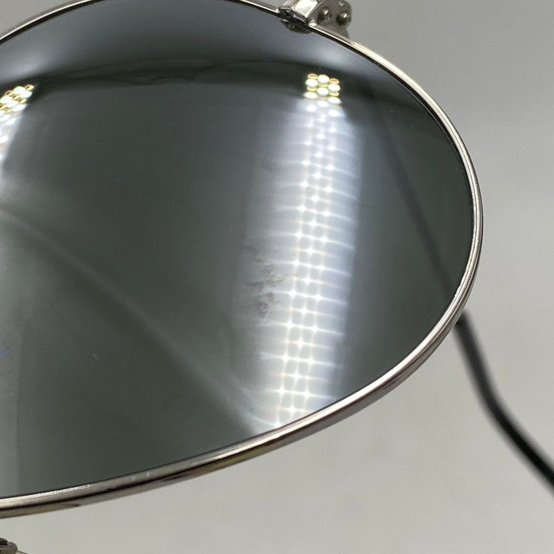 【中古品】【メンズ/レディース】 RAY-BAN レイバン RB3025 AVIATOR LARGE METAL アビエーター ラージ メタル サングラス 203-260615-cs-15-izu サイズ：58口14 カラー：シルバー×グリーン系 万代Net店