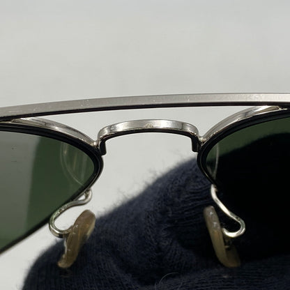 【中古品】【メンズ/レディース】 RAY-BAN レイバン RB3025 AVIATOR LARGE METAL アビエーター ラージ メタル サングラス 203-260615-cs-15-izu サイズ：58口14 カラー：シルバー×グリーン系 万代Net店