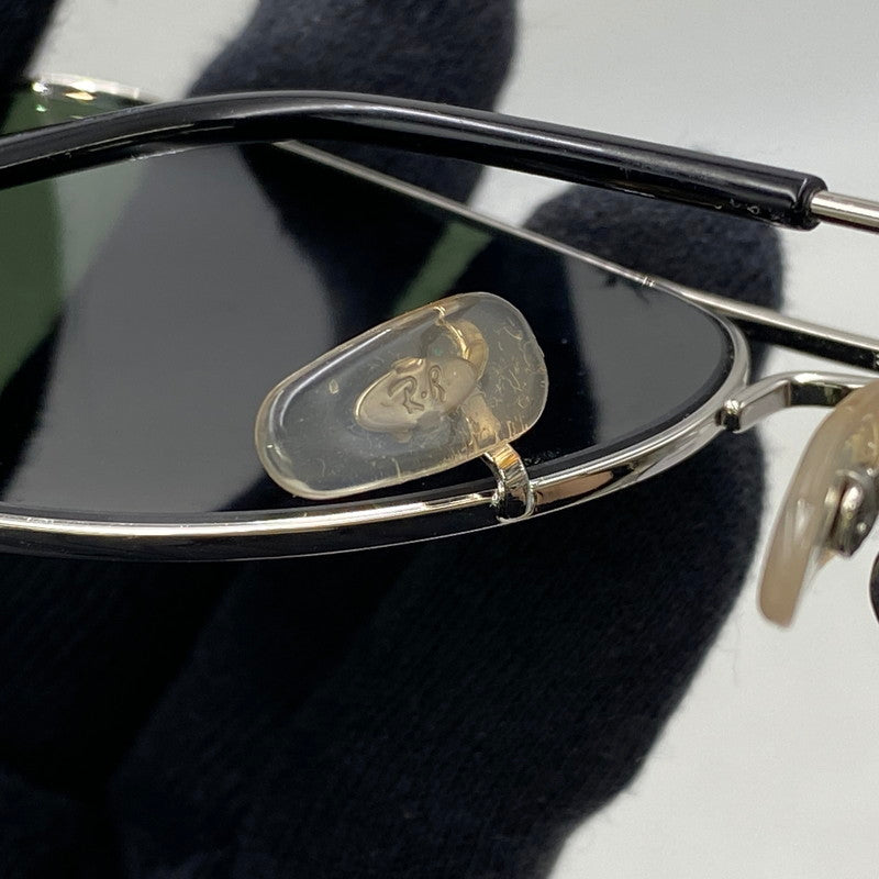 【中古品】【メンズ/レディース】 RAY-BAN レイバン RB3025 AVIATOR LARGE METAL アビエーター ラージ メタル サングラス 203-260615-cs-15-izu サイズ：58口14 カラー：シルバー×グリーン系 万代Net店