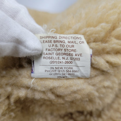 【中古品】【メンズ】 SUEDE LEATHER BOA JACKET スエード レザー ボア ジャケット USA製 アウター 145-260330-as-26-izu サイズ：38 カラー：ベージュ 万代Net店