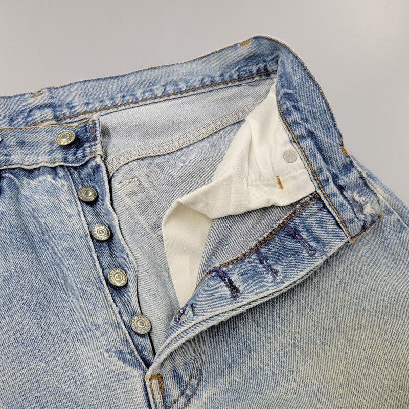 【現状渡し品】【メンズ】 DENIM PANTS デニムパンツ 刻印524 脇割り ジーンズ ボトムス 157-260330-as-23-izu カラー：ライトインディゴ 万代Net店