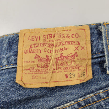 【中古品】【メンズ】 DENIM PANTS 501-0000 デニムパンツ 刻印552 ジーンズ ボトムス 157-260330-as-24-izu サイズ：29×36 カラー：インディゴ 万代Net店