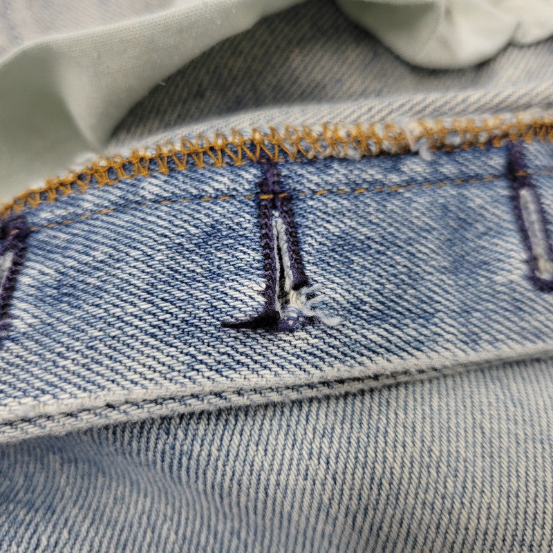 【現状渡し品】【メンズ】 DENIM PANTS デニムパンツ 刻印555 USA製 ジーンズ ボトムス 157-260330-as-22-izu サイズ：31×36 カラー：ライトインディゴ 万代Net店