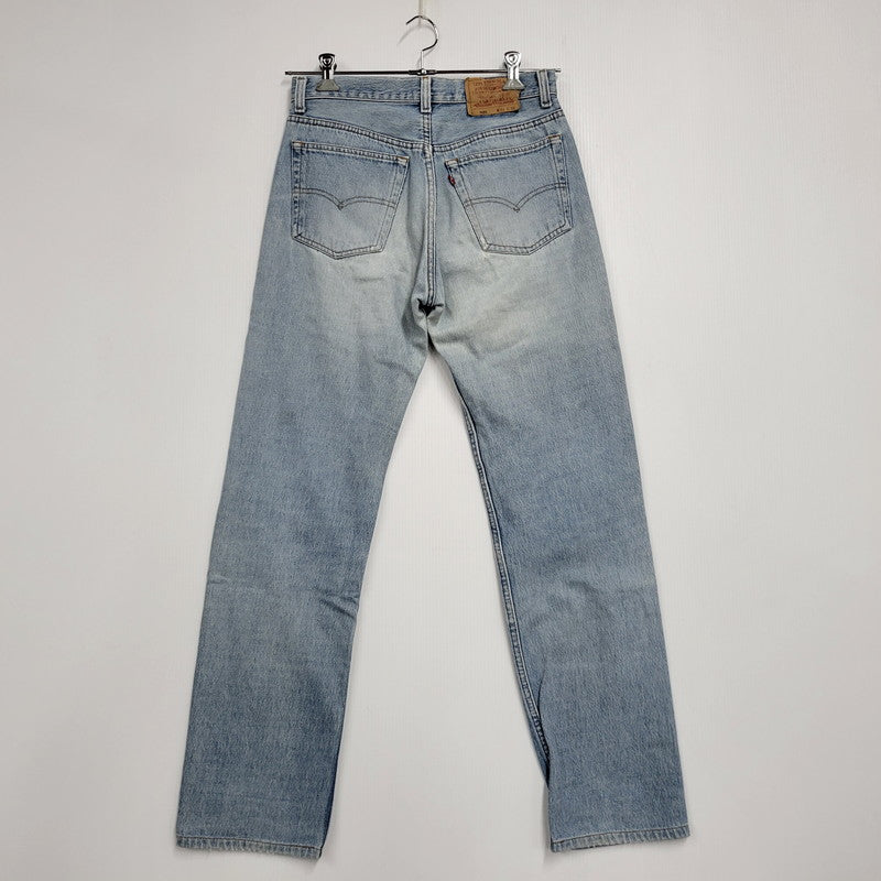 【現状渡し品】【メンズ】 DENIM PANTS デニムパンツ 刻印555 USA製 ジーンズ ボトムス 157-260330-as-22-izu サイズ：31×36 カラー：ライトインディゴ 万代Net店